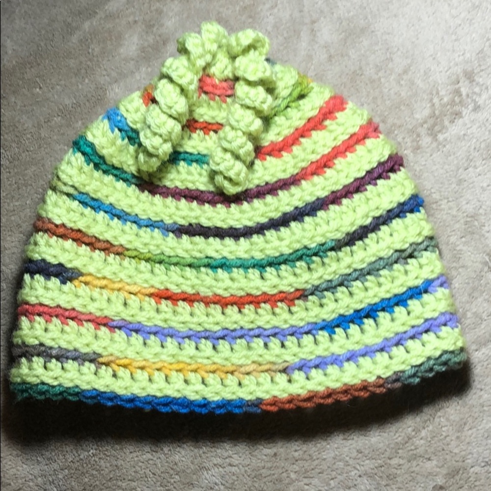 Fun crochet beanie